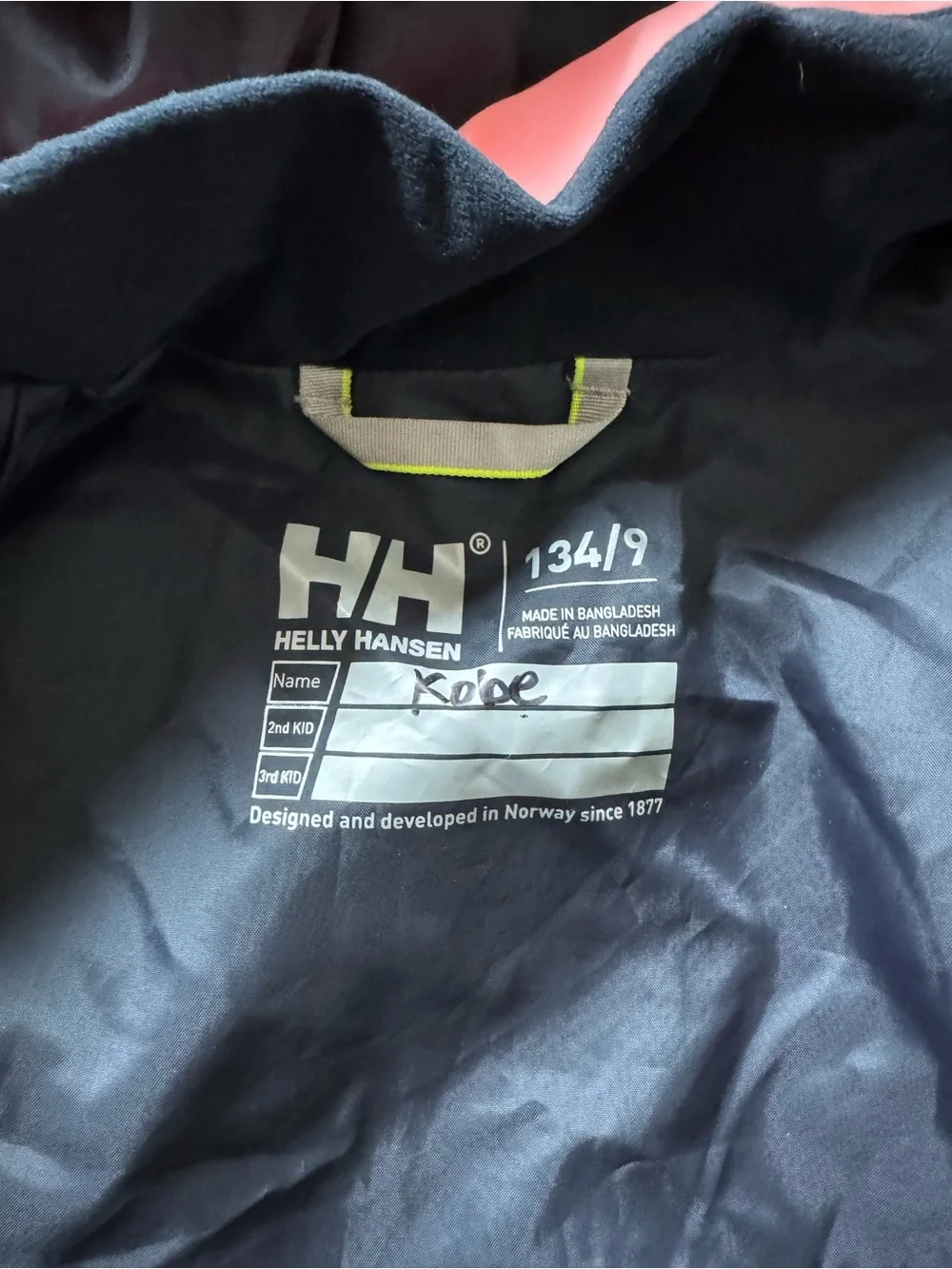 Helly Hansen Pink Rain Jacket